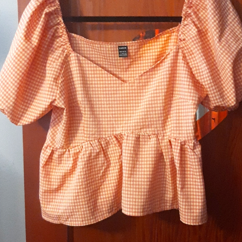 Babydoll orange shirt